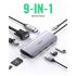 UGREEN CM179 9-in-1 USB Type-C Multifunction Adapter (HDMI / VGA / Gigabit Ethernet / Card Reader / USB-A)